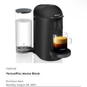 Nespresso Vertuo Plus Matte Black